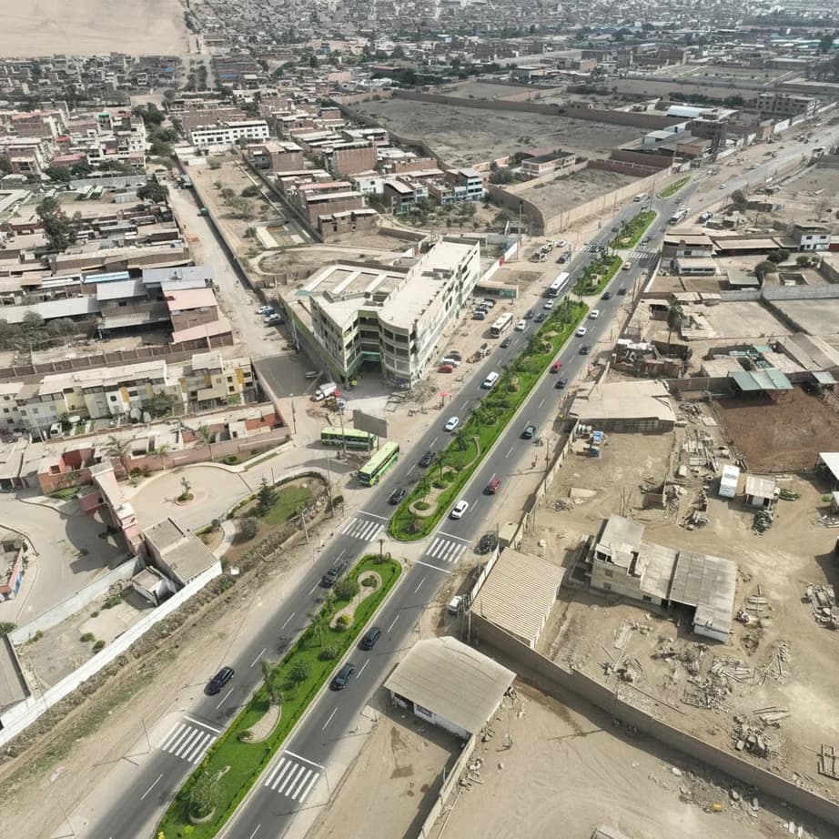 Av. Las Palmas: representación de cómo quedará la vía